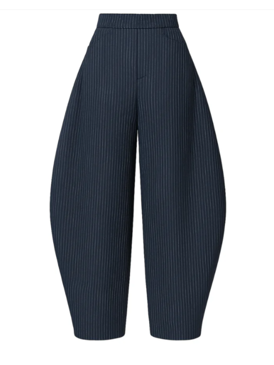 Pinstripe Top and Pants Set