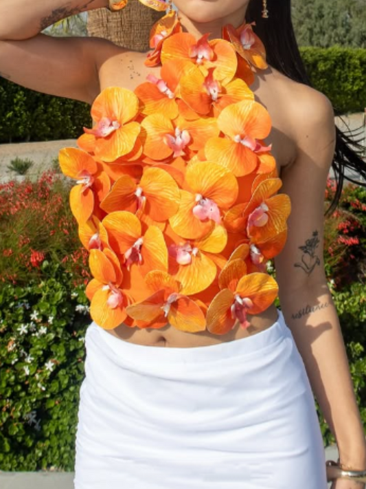 Fab Three-dimensional Petal Top