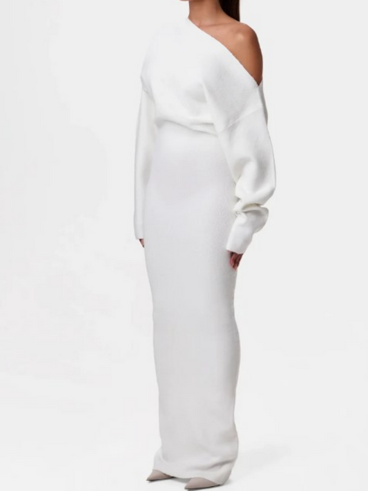 Slim-Fit Elegant Sweater Dress