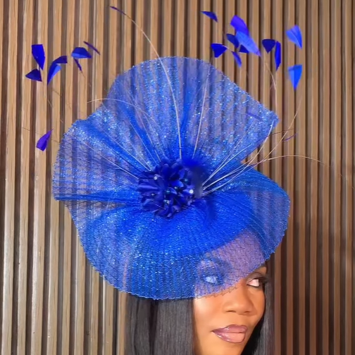 The Classy Blue Topper Hat
