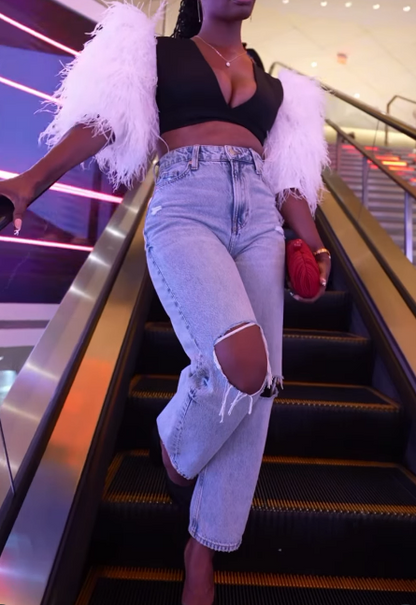 Fab Feather Blouse