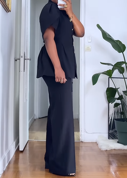 Demure Button Down 2pc Set