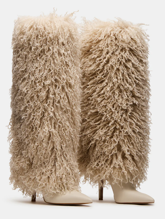 Fab Fur Heel Boots