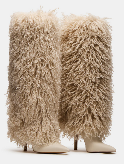Fab Fur Heel Boots