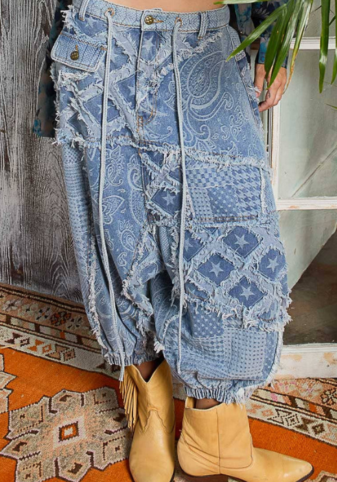 Loose Comfy Paisley Jeans