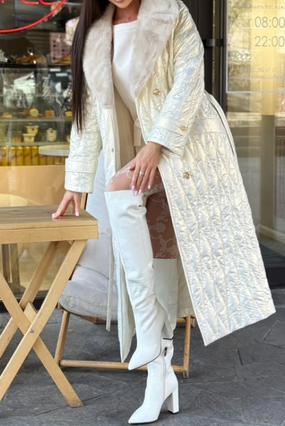 Chic Warm Faux Fur Coat