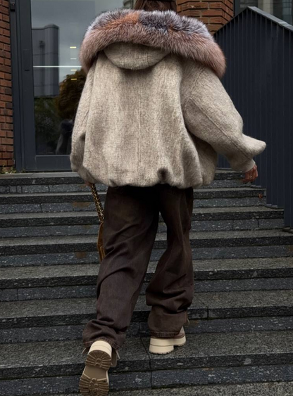 Faux Fur Pop Jacket
