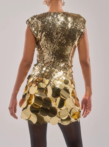 Sparkly Sequin Mini Dress