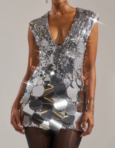 Sparkly Sequin Mini Dress