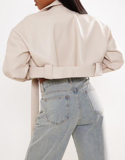 Fancy Short PU Jacket