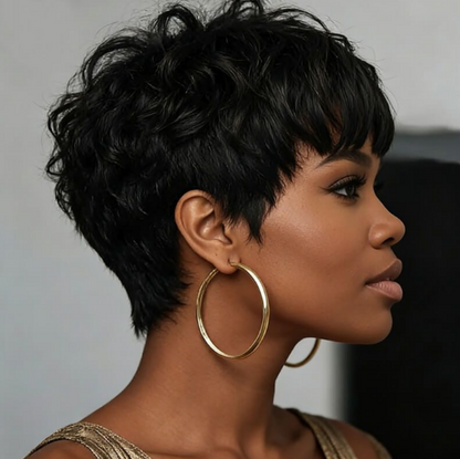 Chic Curly Short Wig