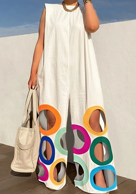 Contrast Jumpsuit