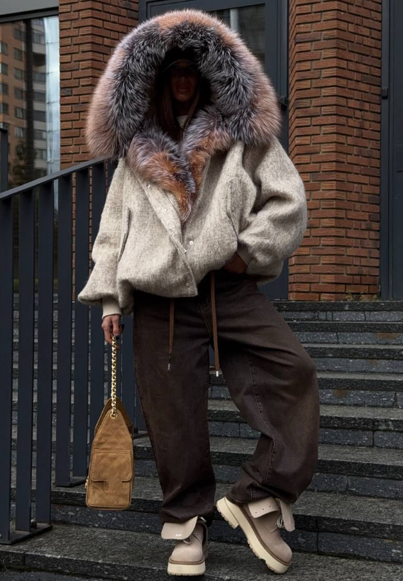 Faux Fur Pop Jacket