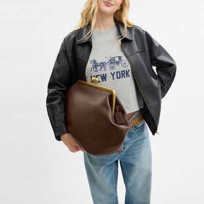 Large Kisslock Frame Bag