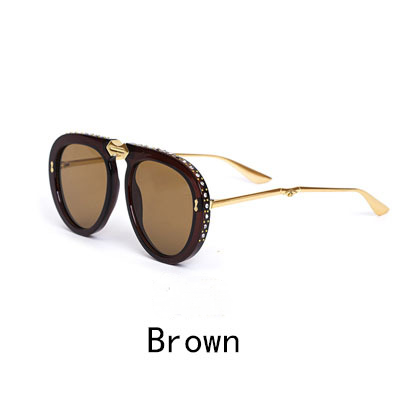 Diamond Folding Sunglasses