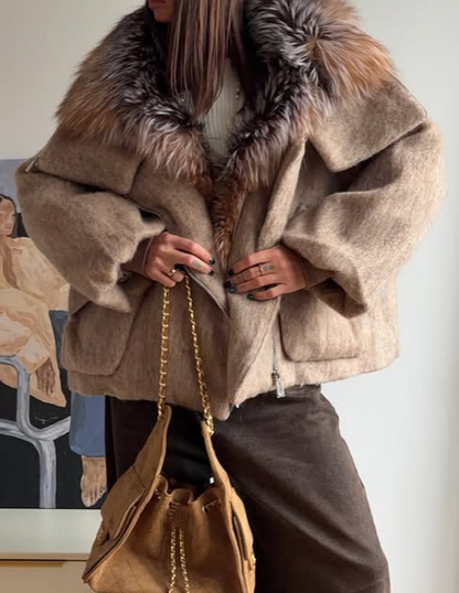 Faux Fur Pop Jacket