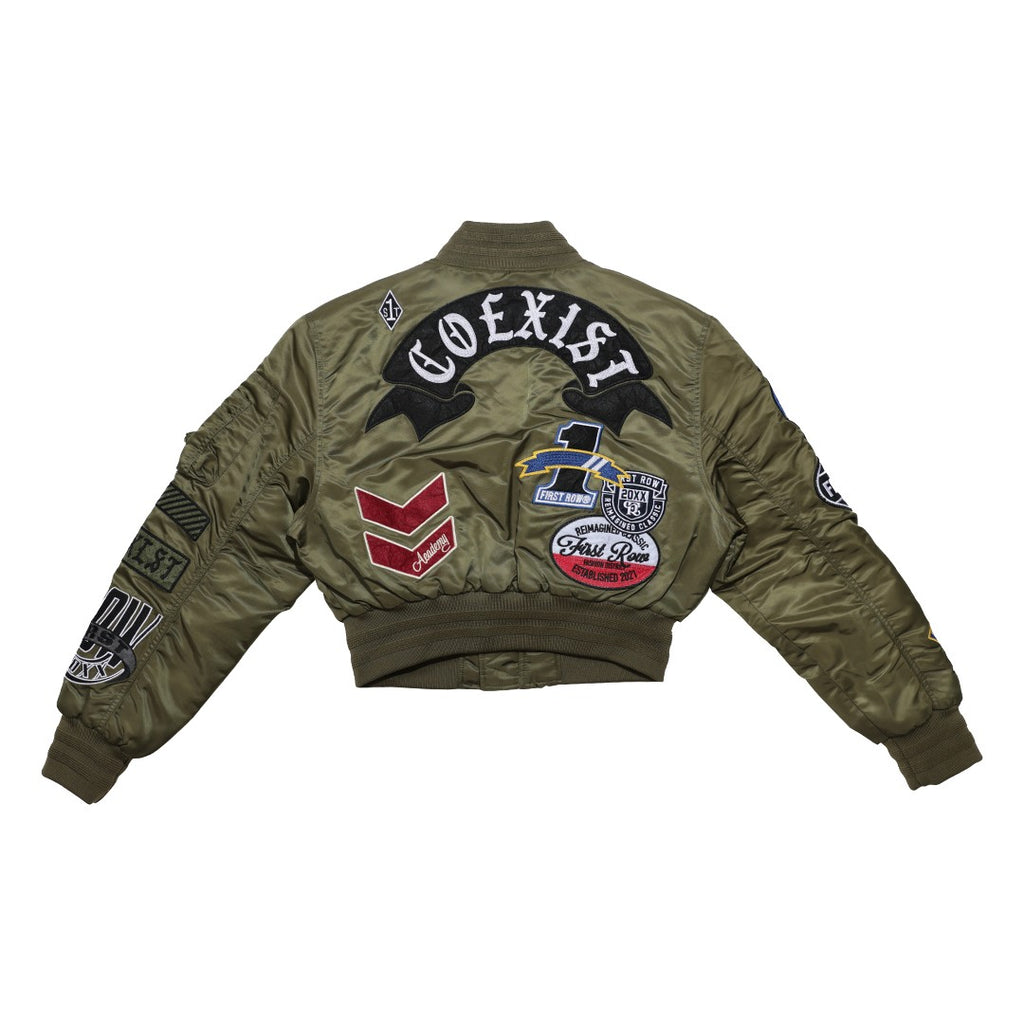 Fab Embroidered Bomber Jacket