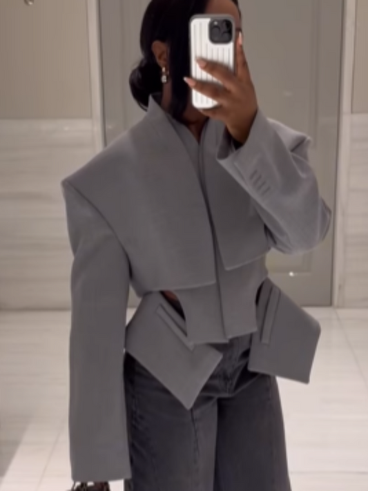 Solid Short Woven Jacket