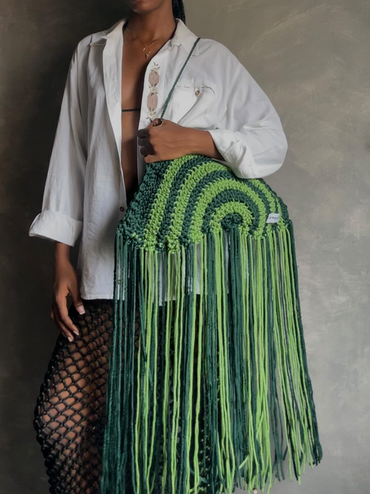 Bohemian Tassel Woven Bag