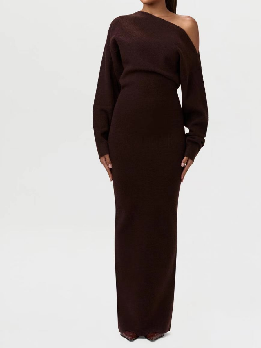 Slim-Fit Elegant Sweater Dress