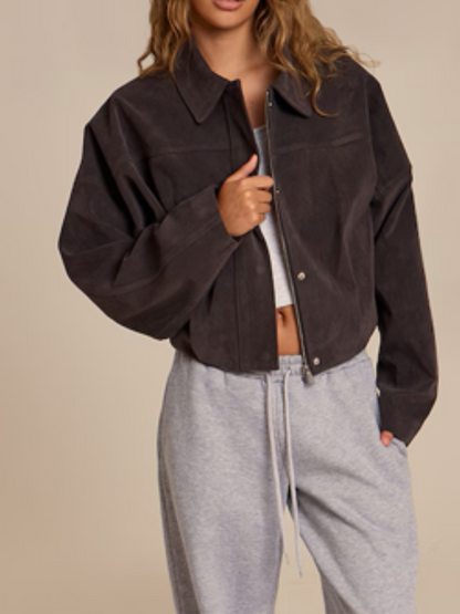 Zip-Up Short Jacket