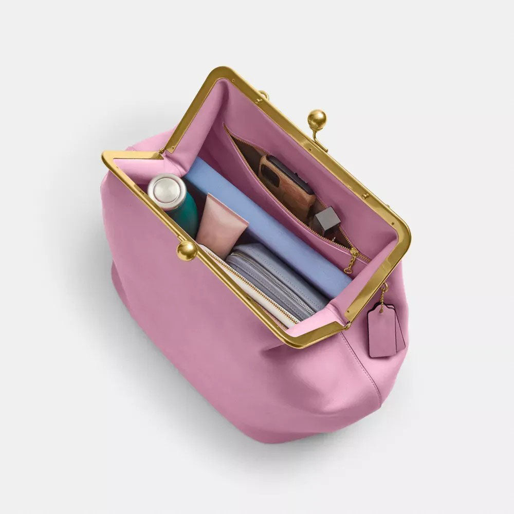 Large Kisslock Frame Bag